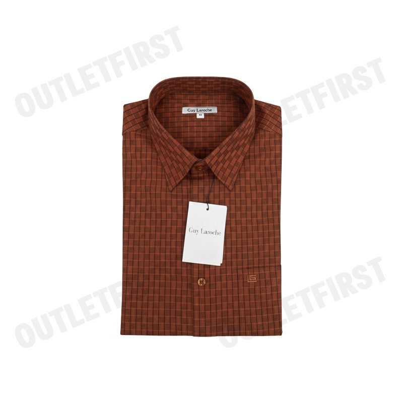 GUY LAROCHE รุ่น MAN'S LONG SLEEVES SHIRT CODE: BAB1200S4BR เสื้อเชิ้ต เสื้อแขนยาว เสื้อผู้ชาย