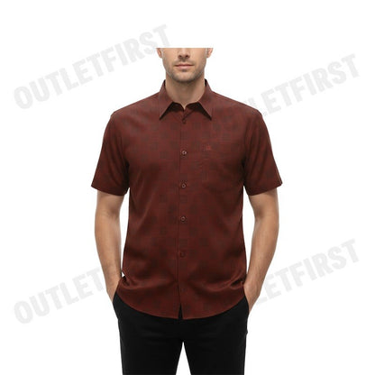 GUY LAROCHE รุ่น MAN'S SHORT SLEEVES SHIRT CODE: BAC9207W3RE เสื้อเชิ้ต เสื้อแขนสั้น เสื้อผู้ชาย