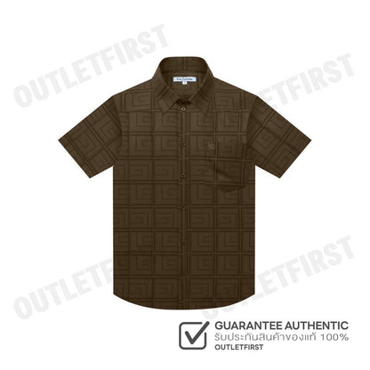 GUY LAROCHE รุ่น MAN'S SHORT SLEEVES SHIRT CODE: BAC9201W3BR เสื้อเชิ้ต เสื้อแขนสั้น เสื้อผู้ชาย