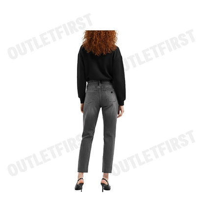 ARMANI EXCHANGE รุ่น WOMEN'S CROPPED BOYFRIEND JEANS CODE: 6DYJ16 Y18OZ 0903 กางเกงยีนส์ผู้หญิง กางเกงอมานี่ สีเทา