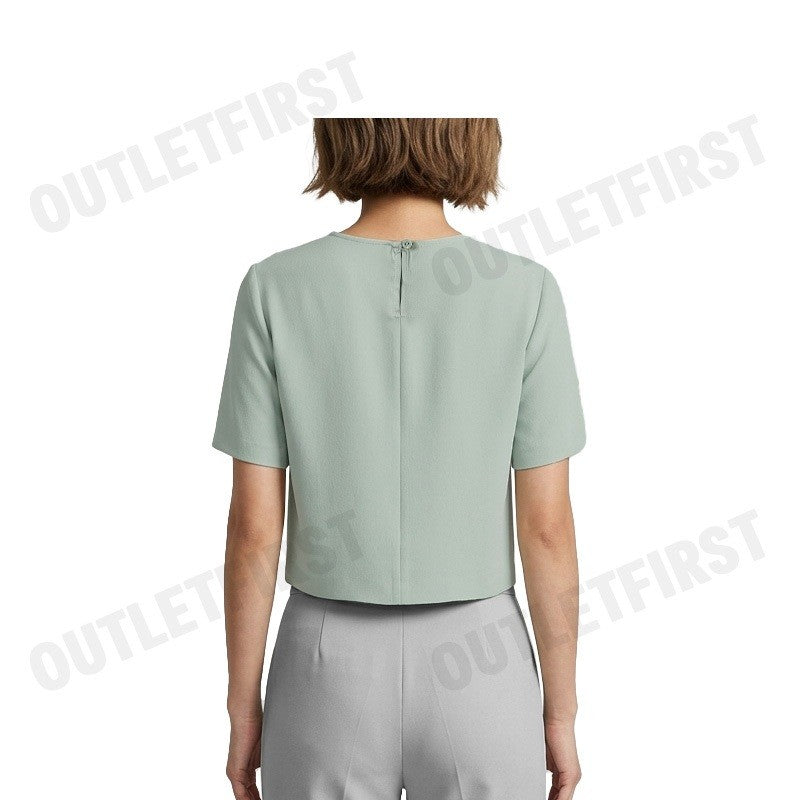 G2000 รุ่น WOMEN'S REGULAR FIT BLOUSE CODE: 4624142151 เสื้อเบลาส์ผู้หญิง เสื้อคอวี เสื้อแขนสั้น