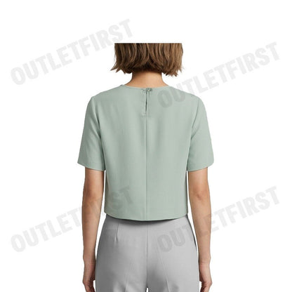 G2000 รุ่น WOMEN'S REGULAR FIT BLOUSE CODE: 4624142151 เสื้อเบลาส์ผู้หญิง เสื้อคอวี เสื้อแขนสั้น