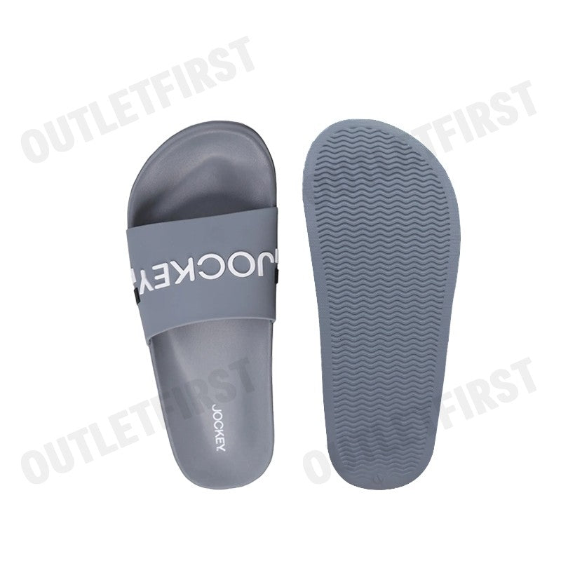JOCKEY รุ่น MAN'S AFFORDABLE SANDALS CODE: KU JKSABAF02 (LIGHT GREY) รองเท้าแตะผู้ชาย รองเท้าสลิปออน รองเท้าจ๊อกกี้