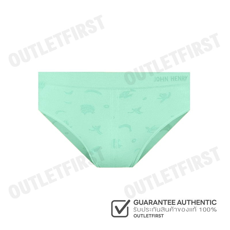 JOHN HENRY รุ่น UNDERWEAR SEAMLESS FASHION CODE: JU JU2410 (MINT) กางเกงชั้นในผู้ชาย กางเกงในจอน กางเกงสีมิ้นท์
