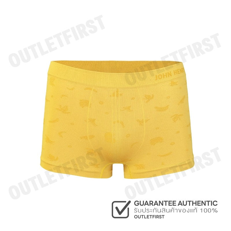 JOHN HENRY รุ่น UNDERWEAR SEAMLESS FASHION CODE: JU JU4410 (NAVY) กางเกงชั้นในผู้ชาย กางเกงบ็อกเซอร์ กางเกงสีเหลือง