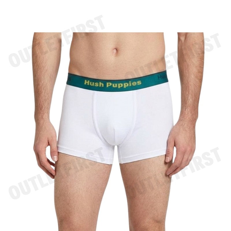 HUSH PUPPIES รุ่น MEN'S FASHION BOXER BRIEFS CODE: HU H3FN002E (WHITE) กางเกงชั้นในผู้ชาย กางเกงสีขาว กางเกงฮัชพัพพีส์