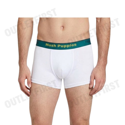 HUSH PUPPIES รุ่น MEN'S FASHION BOXER BRIEFS CODE: HU H3FN002E (WHITE) กางเกงชั้นในผู้ชาย กางเกงสีขาว กางเกงฮัชพัพพีส์