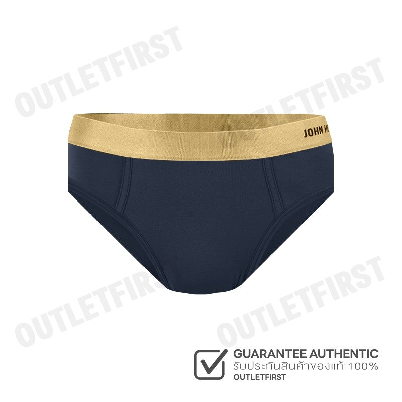 JOHN HENRY รุ่น UNDERWEAR SILVER&GOLD SERIES MEN'S BRIEFS CODE: JU JU2G003 (NAVY) กางเกงชั้นในผู้ชาย กางเกงในจอน