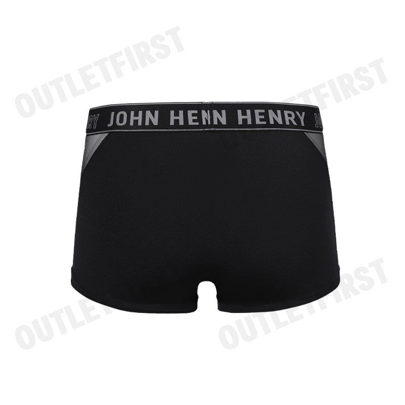 JOHN HENRY รุ่น UNDERWEAR FASHION MEN'S BOXER BRIEFS CODE: JU JU3ME001 (BLACK) กางเกงชั้นในผู้ชาย กางเกงในซีทรู