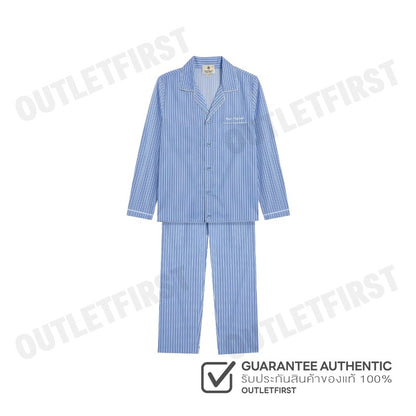 HUSH PUPPIES รุ่น MEN'S LONG-SLEEVE SLEEPWEAR SET CODE: HU H8B849 (BLUE) เซ็ทชุดนอนผู้ชาย ชุดนอนฮัชพัพพี