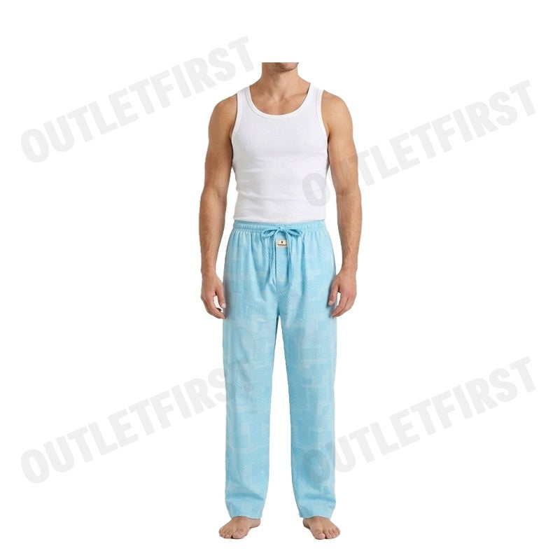 HUSH PUPPIES รุ่น MEN'S LONG SLEEPWEAR CODE: HU H9F8007 (BLUE) กางเกงขายาวผู้ชาย กางเกงฮัชพัพพี กางเกงสีฟ้า