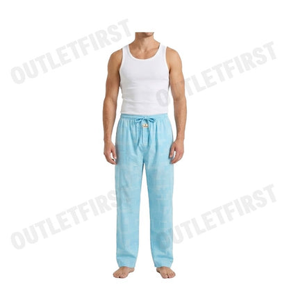 HUSH PUPPIES รุ่น MEN'S LONG SLEEPWEAR CODE: HU H9F8007 (BLUE) กางเกงขายาวผู้ชาย กางเกงฮัชพัพพี กางเกงสีฟ้า