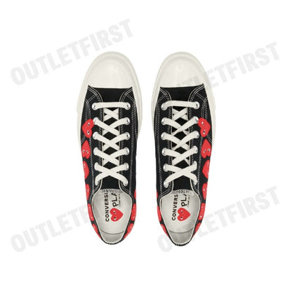 PLAY COMME DES GARÇONS X CONVERSE CHUCK 70 MULTI HEART