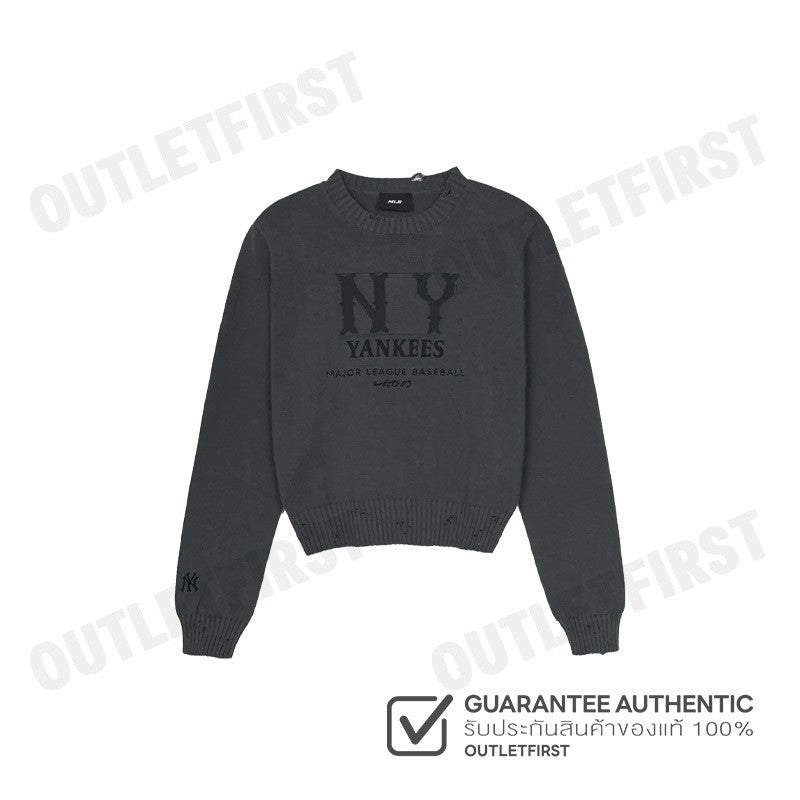 MLB รุ่น WOMEN S BASIC VINTAGE COOPERS LOGO KNITTED PULLOVER CODE: 3FKPB0151 50CGD เสื้อสเวตเตอร์ผู้หญิง เสื้อแขนยาว