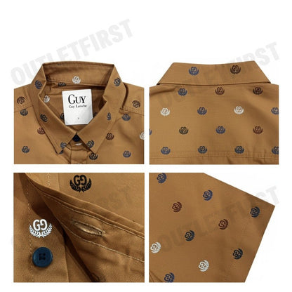 GUY LAROCHE รุ่น MAN'S SHORT SLEEVES SHIRT CODE: DAC5201P4EB เสื้อเชิ้ต เสื้อแขนสั้น เสื้อผู้ชาย