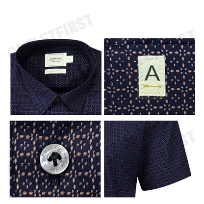 ARROW รุ่น MEN'S PREMIUM COLLECTION SHORT SLEEVES SHIRT CODE: MAPC514W4CSNV เสื้อเชิ้ต เสื้อแขนสั้น เสื้อผู้ชาย