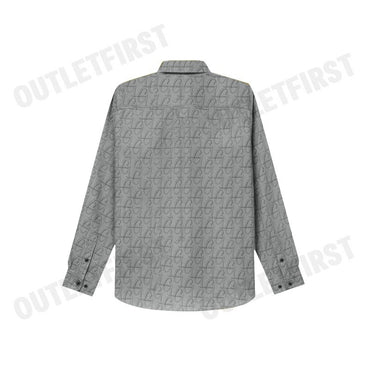 GUY LAROCHE MAN'S LONG SLEEVES SHIRT COLOR GREY CODE: BAB9200S3GY