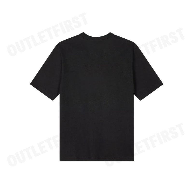 PS PAUL SMITH รุ่น PS CIRCLE LOGO' PRINT T-SHIRT CODE: M2R 220X PP5120 79 เสื้อยืดคอกลม เสื้อยืดสีดำ เสื้อผู้ชาย