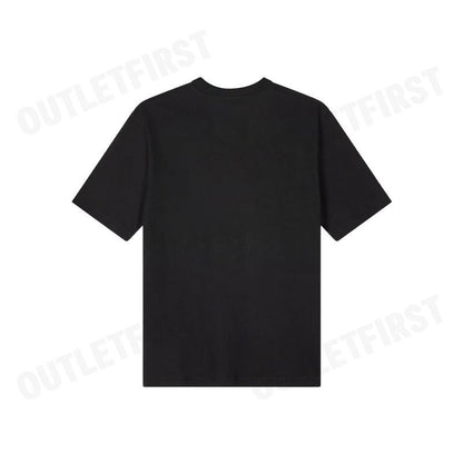 PS PAUL SMITH รุ่น PS CIRCLE LOGO' PRINT T-SHIRT CODE: M2R 220X PP5120 79 เสื้อยืดคอกลม เสื้อยืดสีดำ เสื้อผู้ชาย