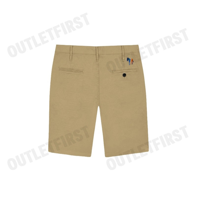 PS PAUL SMITH รุ่น MAN'S BS ZEBRA SHORTS CODE: M2R 035R P21553 62 กางเกงขาสั้น กางเกงผู้ชาย กางเกงสีเบจ