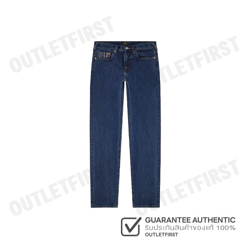 PS PAUL SMITH รุ่น MEN'S TAPERED FIT DARK WASH JEANS CODE: M2R 301ZE P21984 DK กางเกงยีนส์ กางเกงผู้ชาย กางเกงยีนส์ขายาว