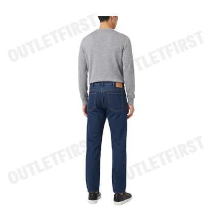 PS PAUL SMITH รุ่น MEN'S TAPERED FIT DARK WASH JEANS CODE: M2R 301ZE P21984 DK กางเกงยีนส์ กางเกงผู้ชาย กางเกงยีนส์ขายาว