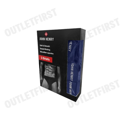 JOHN HENRY รุ่น UNDERWEAR MEN'S VALUE PACK CODE: JU29005 (NAVY) กางเกงชั้นใน กางเกงชั้นในผู้ชาย กางเกงในจอน