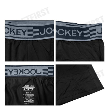 JOCKEY รุ่น UNDERWEAR BOXER TRUNK CODE: KU 19943918 (BLACK) กางเกงชั้นในผู้ชาย กางเกงในบ็อกเซอร์ กางเกงจ็อคกี้