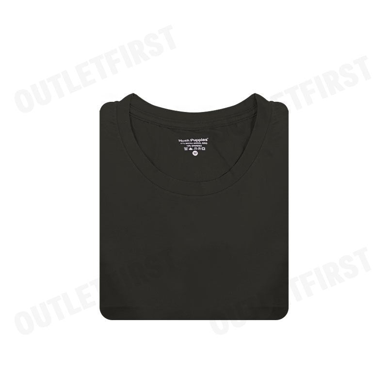 HUSH PUPPIES รุ่น MICRO MODAL SIRO TEE CODE: HU H5FSR08 (BROWN) เสื้อยืดคอกลมผู้ชาย เสื้อแขนสั้น เสื้อยืดสีน้ำตาล