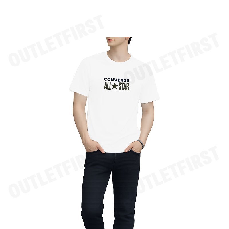 CONVERSE MEN'S CTAS TAG T-SHIRT COLOR WHITE CODE: 132T811AM_H5WTXX