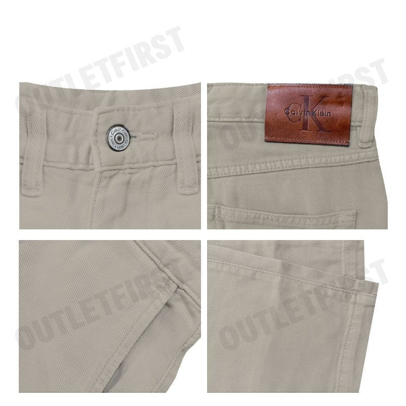 CALVIN KLEIN JEANS รุ่น MEN'S 90S STRAIGHT FIT TENCEL DENIM CODE: 4RB928G U22 กางเกงยีนส์ กางเกงยีนส์ขายาว กางเกงผู้ชาย
