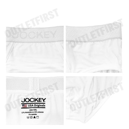 JOCKEY รุ่น UNDERWEAR EXTRA DRY BRIEF CODE: KU 1905 (WHITE) กางเกงชั้นใน กางเกงชั้นในผู้ชาย กางเกงจ็อคกี้