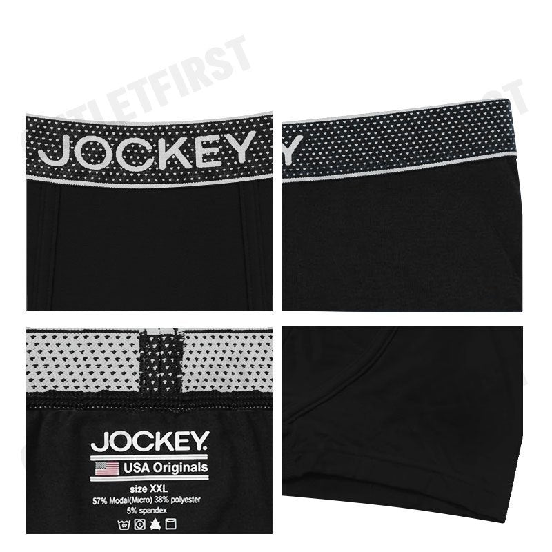JOCKEY รุ่น UNDERWEAR EXTRA DRY TRUNK CODE: KU 1906 (BLACK) กางเกงชั้นในผู้ชาย กางเกงในบ็อกเซอร์ กางเกงจ็อคกี้
