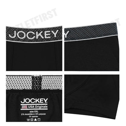 JOCKEY รุ่น UNDERWEAR EXTRA DRY TRUNK CODE: KU 1906 (BLACK) กางเกงชั้นในผู้ชาย กางเกงในบ็อกเซอร์ กางเกงจ็อคกี้