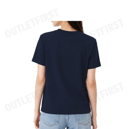 CALVIN KLEIN JEANS รุ่น MONOGRAM T-SHIRT CODE: 47B865G CEF เสื้อยืดแขนสั้น เสื้อคอกลม เสื้อผู้หญิง