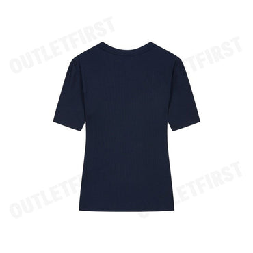 CALVIN KLEIN MODAL STRETCH MONOGRAM LOGO GRAPHIC SLIM T-SHIRT COLOR NAVY CODE: 44C901G CEF