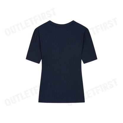 CALVIN KLEIN MODAL STRETCH MONOGRAM LOGO GRAPHIC SLIM T-SHIRT COLOR NAVY CODE: 44C901G CEF
