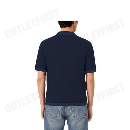 CALVIN KLEIN รุ่น SMOOTH COTTON WAFFLE SWEATER POLO SHIRT CODE: 40BM304 CEF เสื้อโปโล เสื้อแขนสั้น เสื้อผู้ชาย