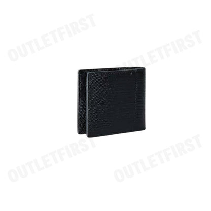 CALVIN KLEIN รุ่น LIZARD EMBOSSED BIFOLD WALLET CODE: 4D1102G UB1 กระเป๋าสตางค์ผู้ชาย ใบสั้น สีดำ