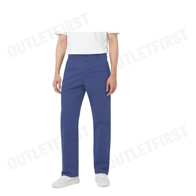 CALVIN KLEIN รุ่น 90S STRAIGHT TWILL CHINOS CODE: 4RB602G RLY กางเกงขายาว กางเกงสีน้ำเงิน กางเกงผู้ชาย