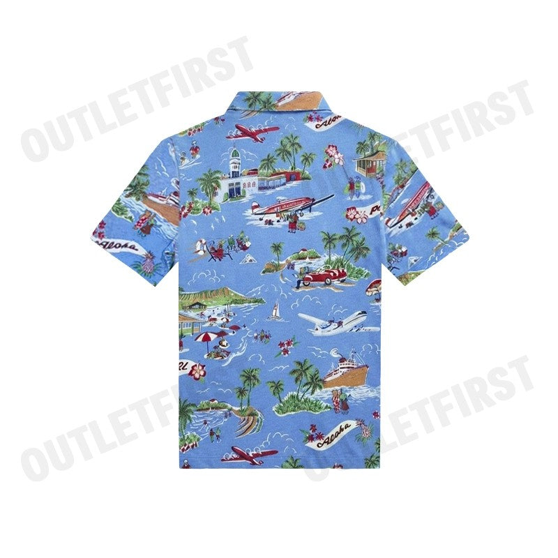 POLO RALPH LAUREN รุ่น STANDARD FIT BEAR LINEN-COTTON POLO CODE: 710966450001 เสื้อโปโล เสื้อคอปกแขน เสื้อผู้ชาย