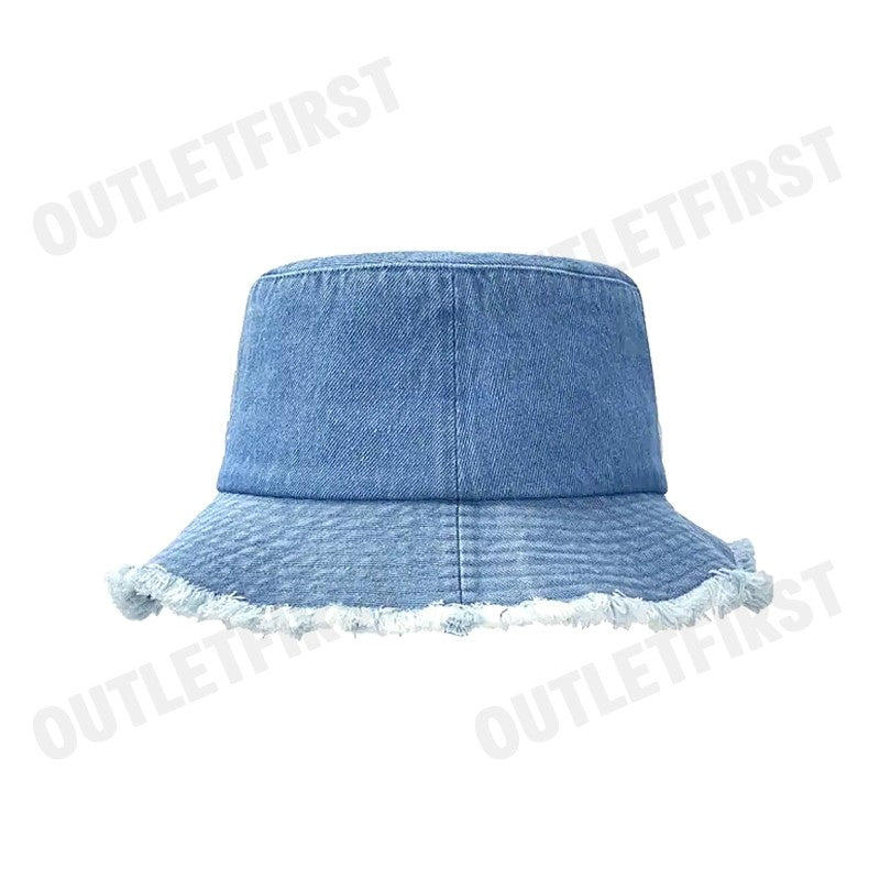 MLB รุ่น UNISEX COLOR DENIM SAFARI BUCKET HAT CODE: 3AHTD025N 50BLL หมวกบักเก็ต หมวกสีฟ้า หมวกเอ็มแอลบี