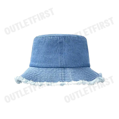 MLB รุ่น UNISEX COLOR DENIM SAFARI BUCKET HAT CODE: 3AHTD025N 50BLL หมวกบักเก็ต หมวกสีฟ้า หมวกเอ็มแอลบี