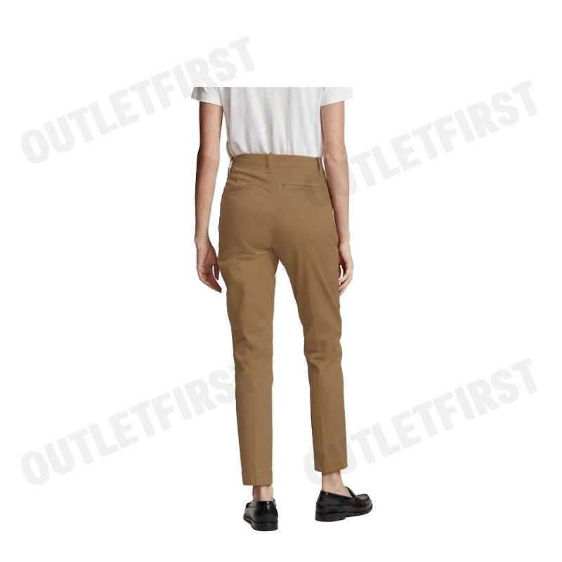 POLO RALPH LAUREN รุ่น CROPPED SLIM FIT TWILL CHINO PANT CODE: 211890343004 กางเกงขายาว กางเกงสีกากี กางเกงผู้ชาย