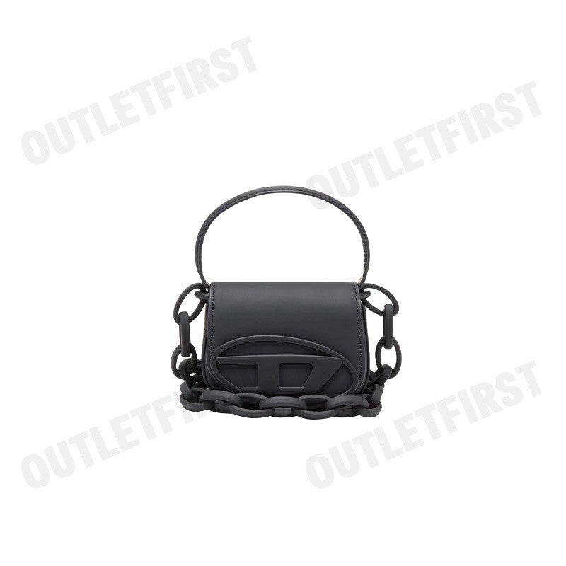 DIESEL รุ่น 1DR XS CROSSBODY BAG CODE: X08709 P6248 T8013 กระเป๋าถือ กระเป๋าสะพายผู้หญิง สีดำ