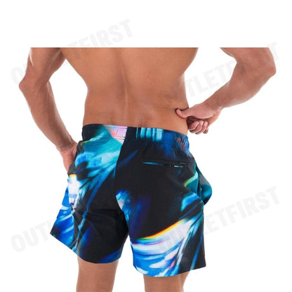CALVIN KLEIN SWIMWEAR รุ่น MEDIUM DRAWSTRING SWIM SHORTS CODE: KM01005 0GZ กางเกงว่ายน้ำ กางเกงผู้ชาย กางเกง