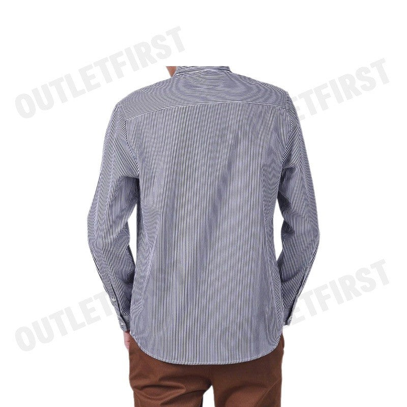 JOHN HENRY รุ่น MEN'S LONG SLEEVES SLIM FIT SHIRT (NAVY) CODE: JH F424MSLSM38 เสื้อเชิ้ตแขนยาว เสื้อเชิ้ต เสื้อทำงาน