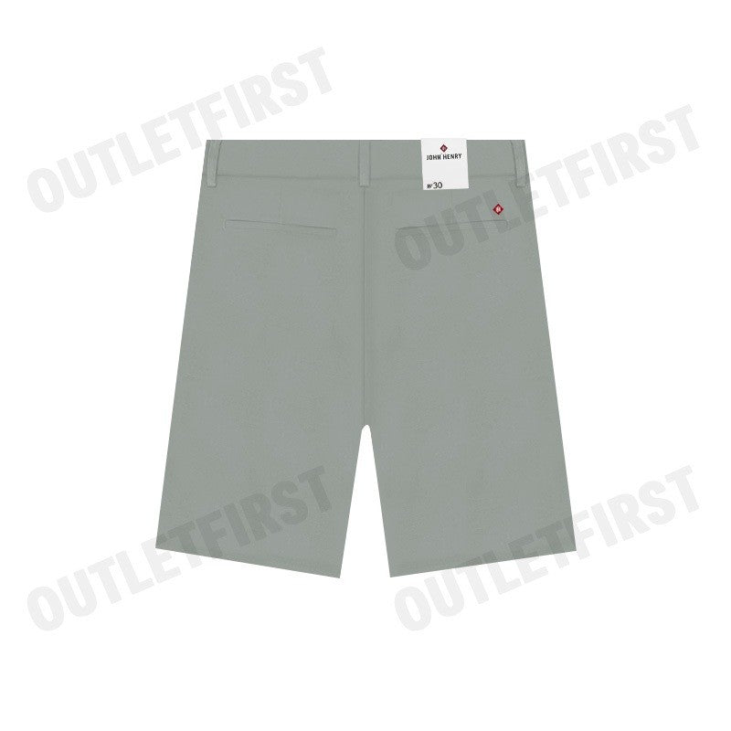 JOHN HENRY รุ่น MEN'S SLIM FIT SHORTS PANT (GREY) CODE: JH F124MSHSM02 กางเกงขาสั้น กางเกงลำลอง กางเกงผู้ชาย
