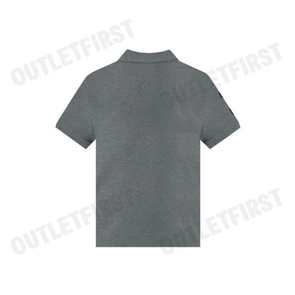 POLO RALPH LAUREN รุ่น CUSTOM SLIM FIT TRIPLE-PONY POLO SHIRT CODE: 710868798006 เสื้อโปโล เสื้อโปโลผู้ชาย โปโลแขนสั้น