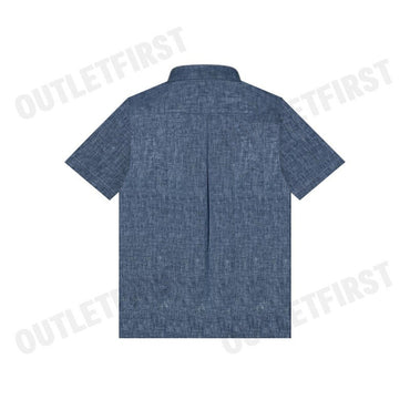 G2000 รุ่น MEN'S CASUAL SHORT-SLEEVED SHIRT CODE: 46139922 78 เสื้อเชิ้ตแขนสั้นผู้ชาย เสื้อสีกรม เสื้อผู้ชาย